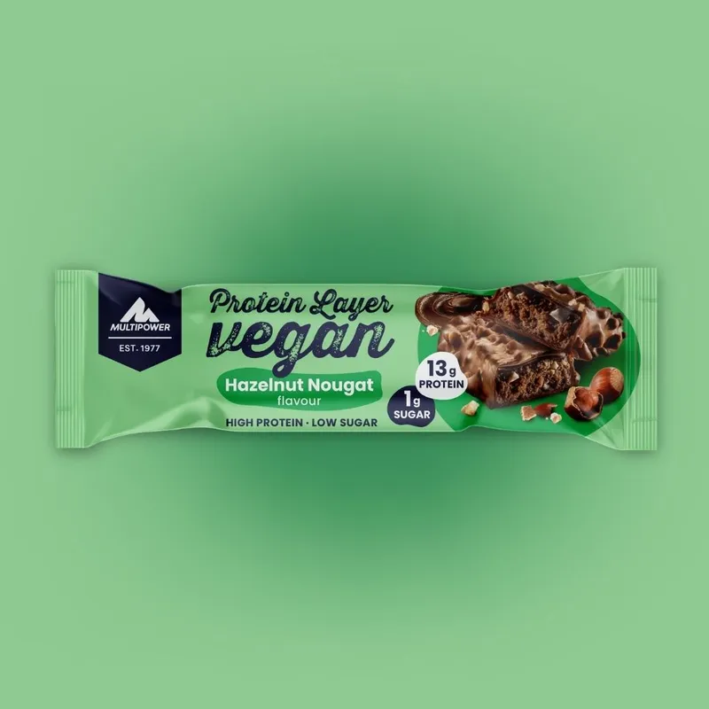 Multipower Vegan Layer Proteinriegel Mixbox (18x55g Proteinriegel)
