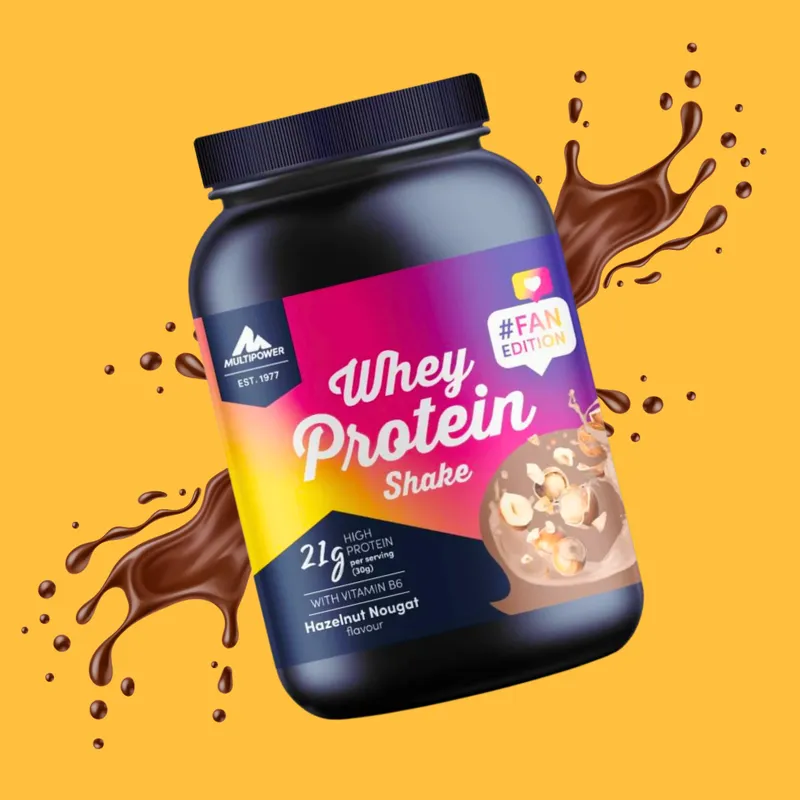 Multipower FAN EDITION 700g Hazelnut Nougat Whey Proteinpulver