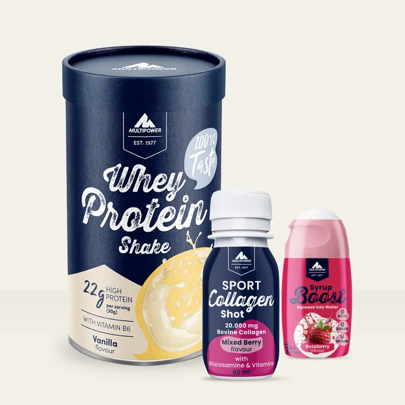 Protein + Collagen Upgrade mit Himbeer Boost