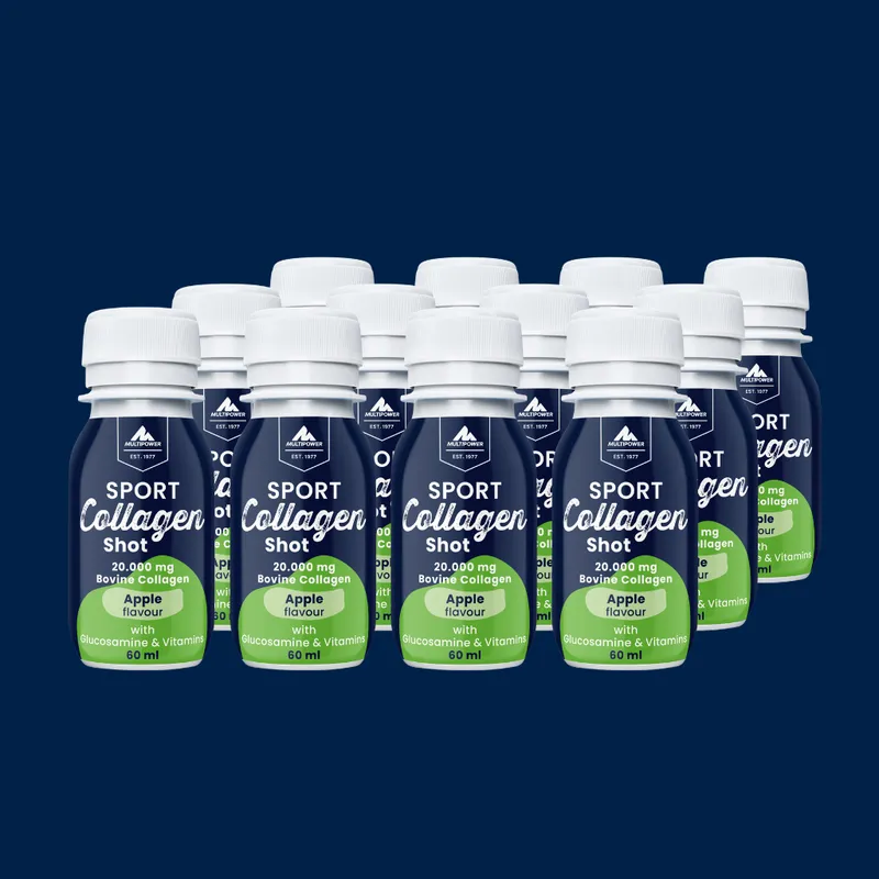 12x Multipower Sport Collagen Shots Apfel- 20g Collagen