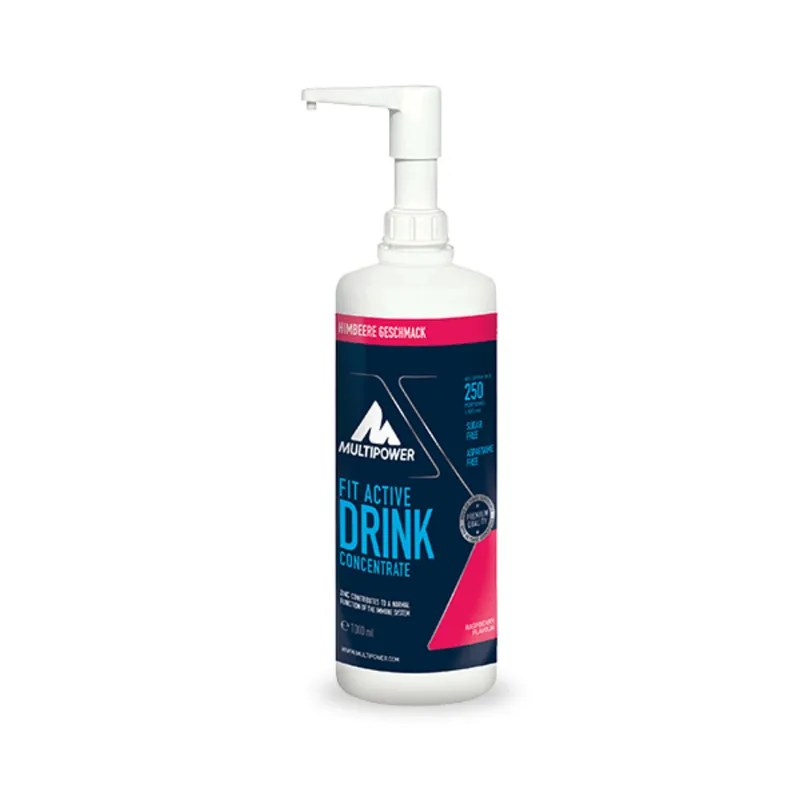 1 Liter Multipower Fit Active Himbeere Getränkekonzentrat