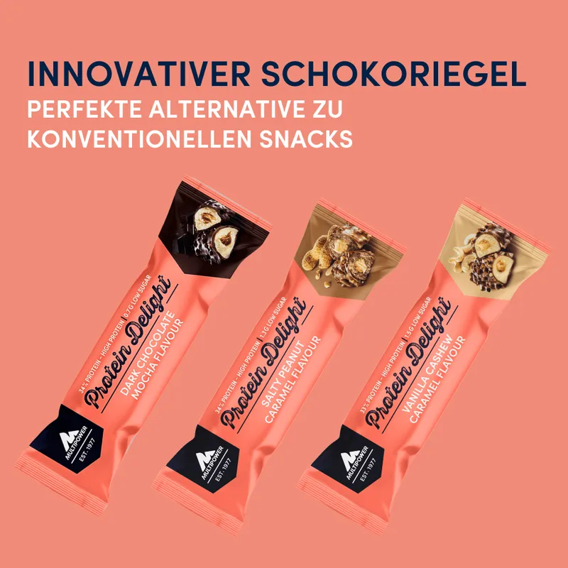 Delight 3er Probierset | 3x35g Proteinriegel