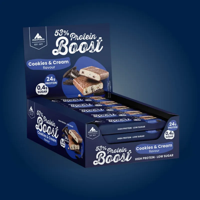 53% Protein Boost Cookies & Cream - 45g | High Protein