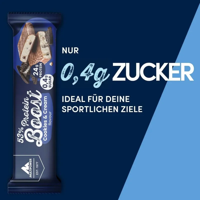53% Protein Boost Cookies & Cream - 45g | High Protein