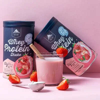 420g Whey Protein Pulver Erdbeere | Strawberry Proteinpulver