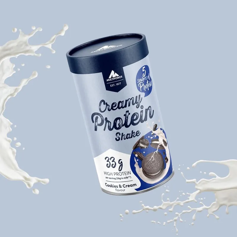 Creamy Protein Pulver 420g - Cookies & Cream | bis zu 33g Protein pro Portion