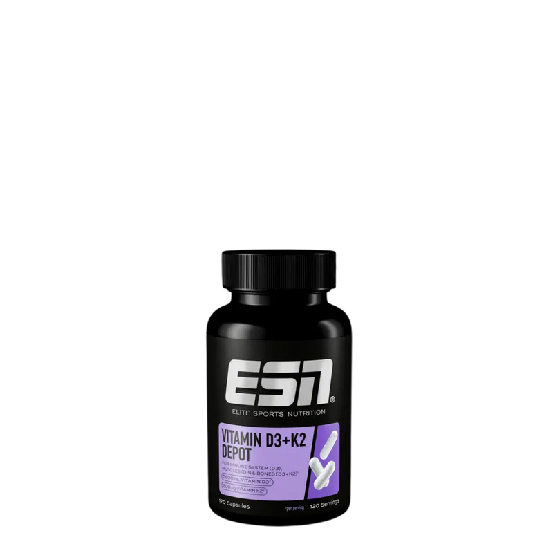 ESN - Vitamin D3+K2 - 120 Kapseln