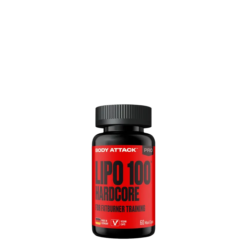 Body Attack - LIPO 100-HARDCORE - 60 Kapseln