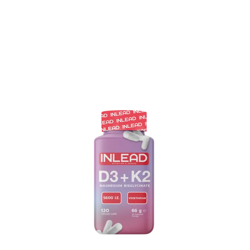 INLEAD | Vitamin D3 + K2 + Magnesium - 120 Kapseln