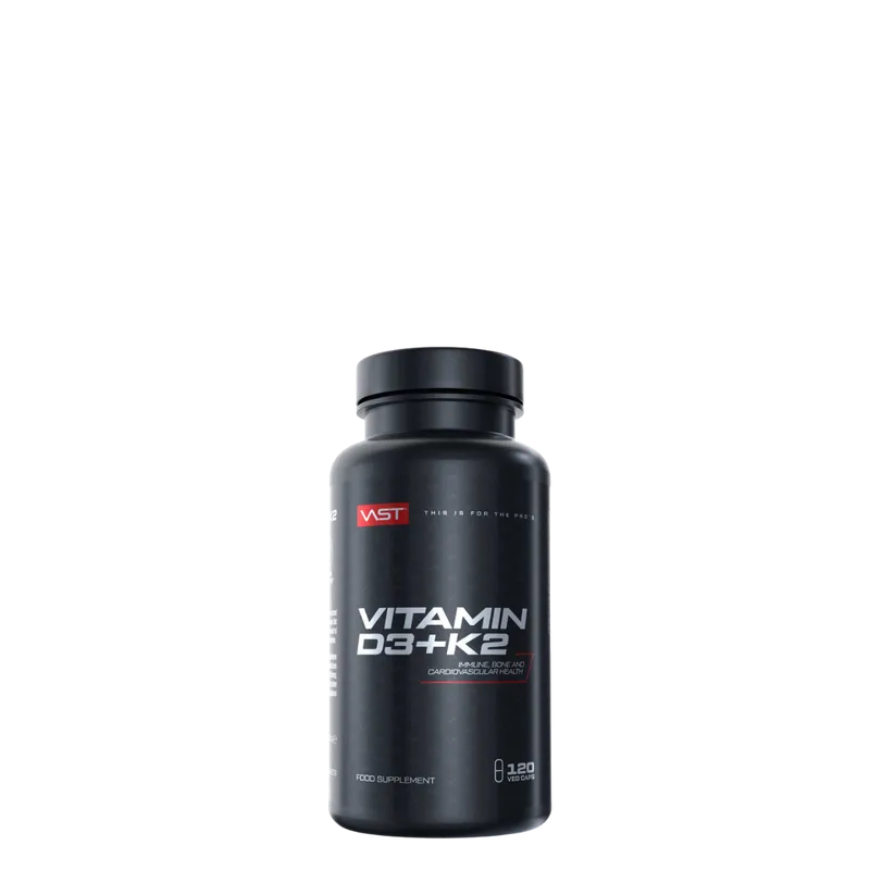 VAST Sports Vitamin D3+K2, 120 Kapseln