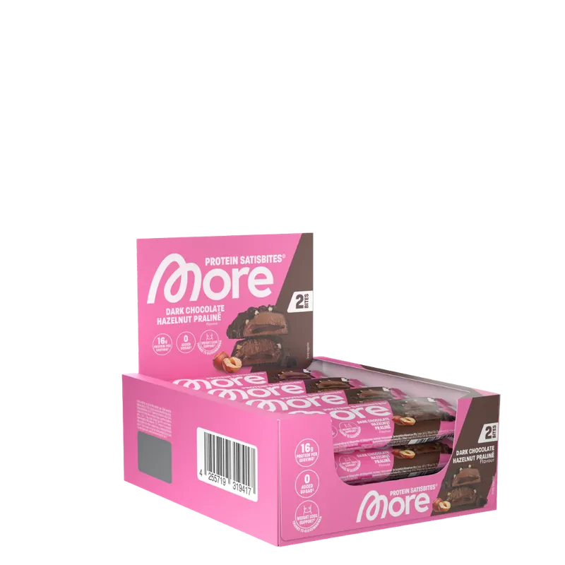 More Nutrition More, Protein Satisbites, 12 x 50g – 600g