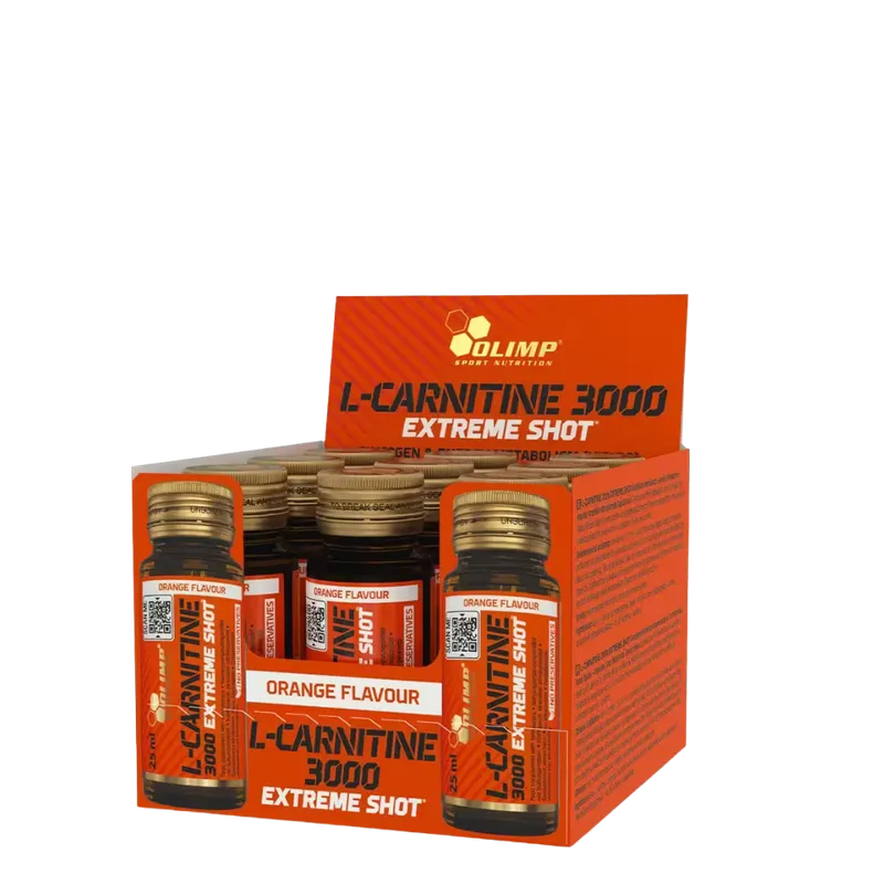 Olimp, L-Carnitine 3000 Extreme Shots, 9 x 25ml