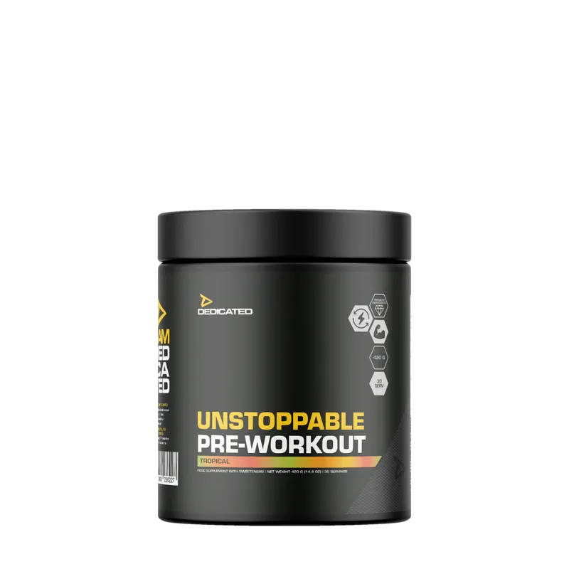 Dedicated, Unstoppable Pre-Workout, 420g