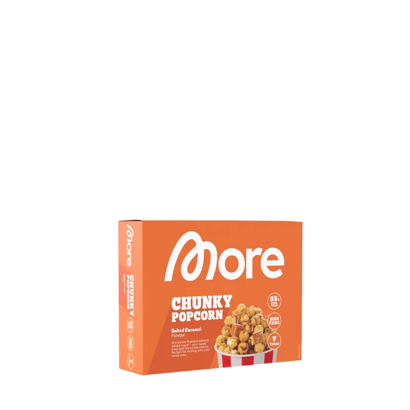 More Nutrition More, Chunky Popcorn, 6 x 75g – 450g
