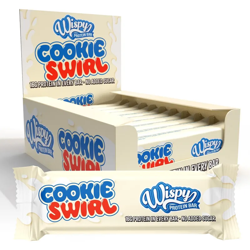 Wispy Proteinriegel – Cookie Swirl – MHD 09.11.2026 (10 x 55 g)