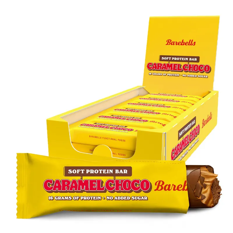 Barebells Soft Proteinriegel – Caramel Choco (12 x 55 g)