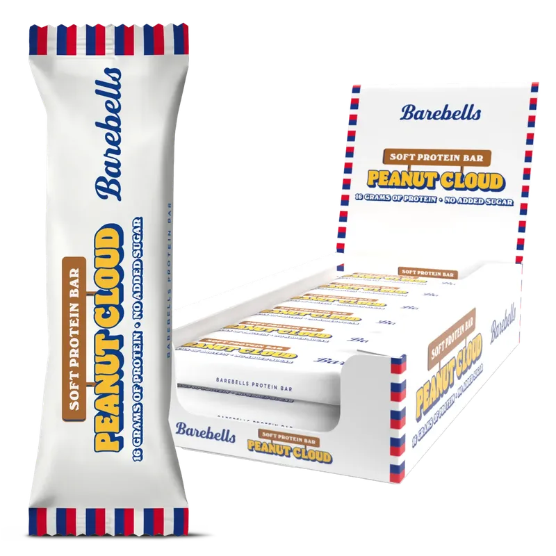 Barebells Soft Proteinriegel – Peanut Cloud (12 x 55 g)