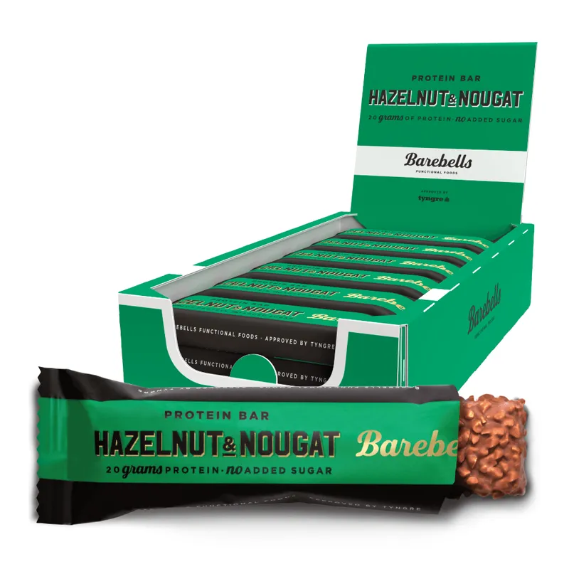 Barebells Proteinriegel – Hazelnut & Nougat (12 x 55 g)