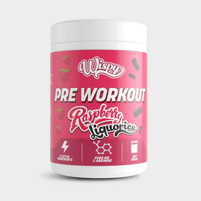 Wispy Pre-Workout – Raspberry Liquorice (350 g)