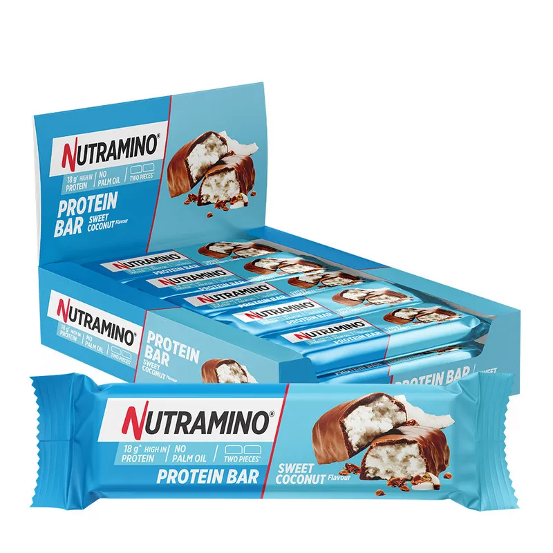 Nutramino Proteinriegel – Sweet Coconut (12 x 55 g)