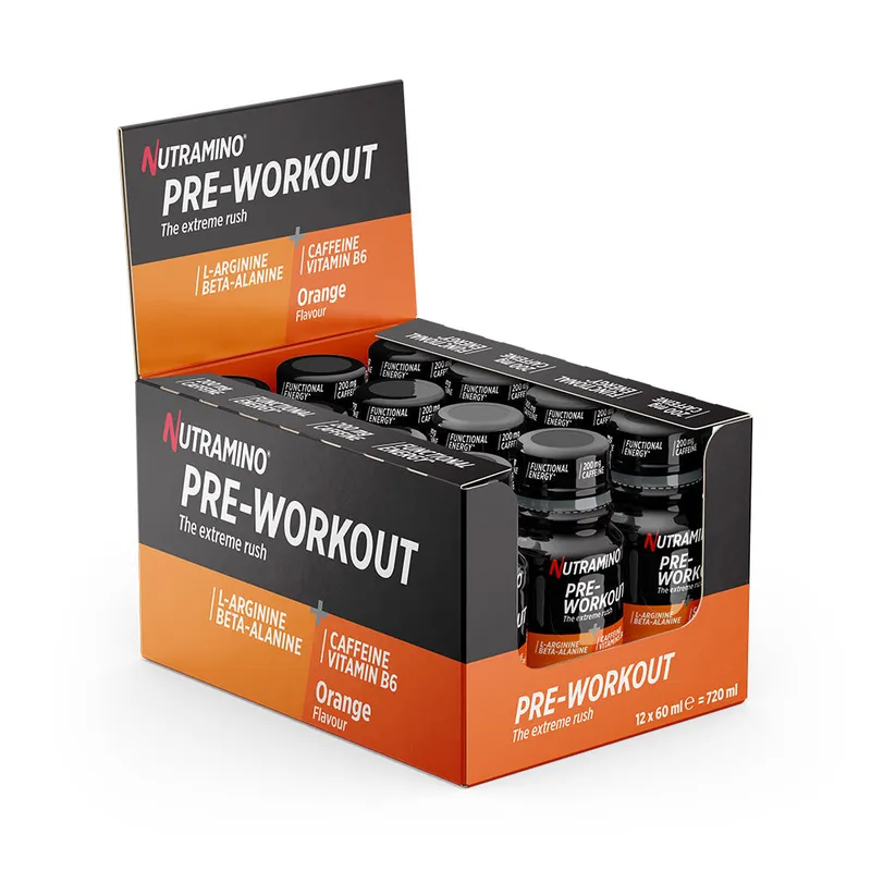 Nutramino Pre-Workout Shot – Orange (12 x 60 ml)