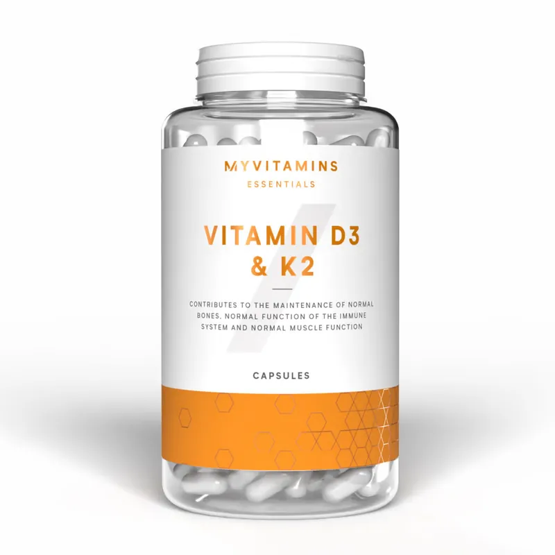 Vitamin-D3- und -K2-Kapseln