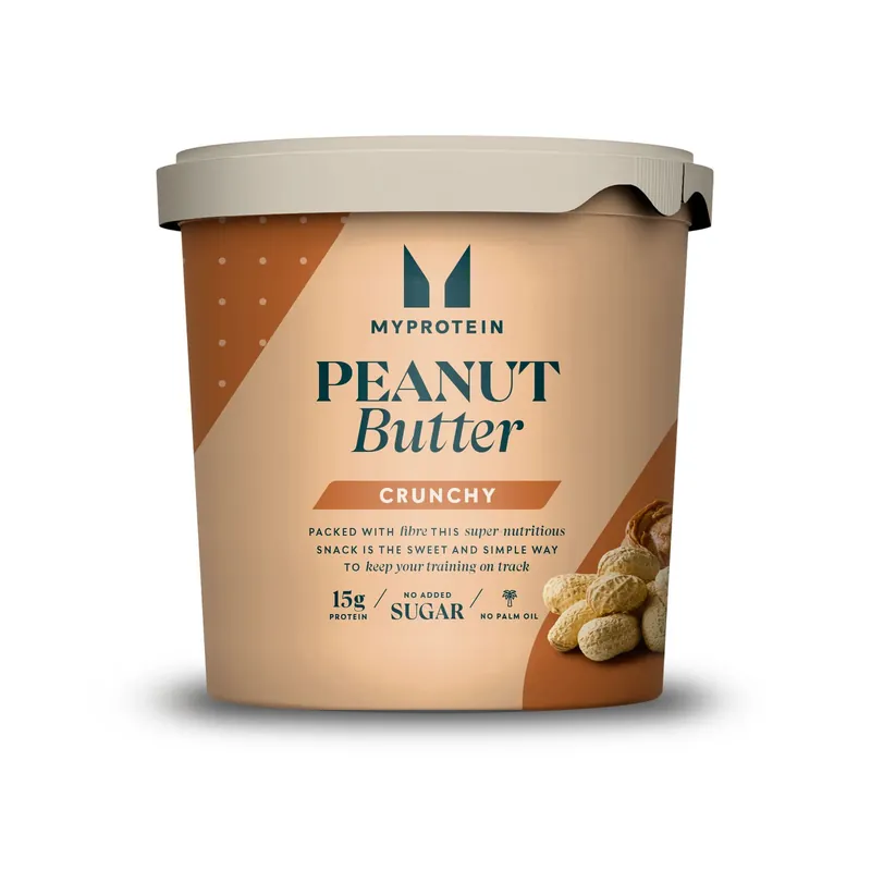 Naturbelassene Erdnussbutter