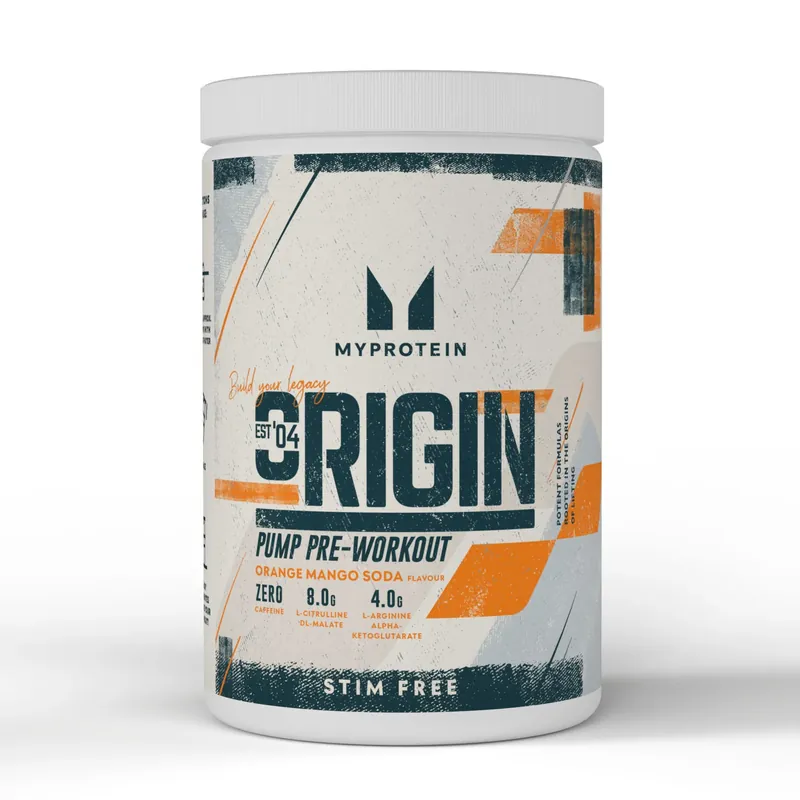 Myprotein Origin Pump Pre-Workout (Stim-Free) – 600G