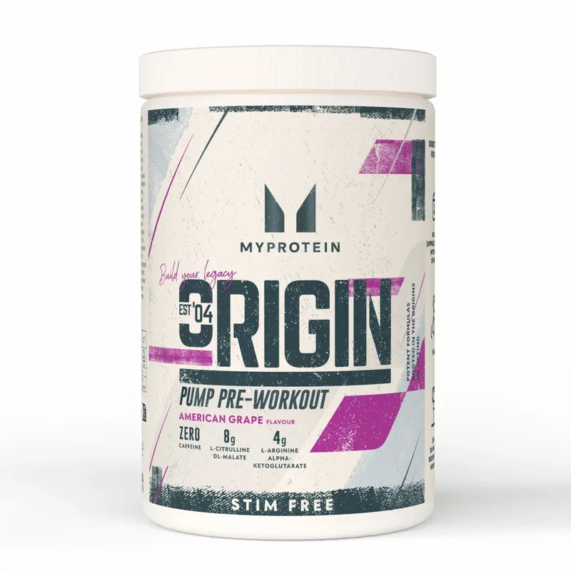 Myprotein Origin Pump Pre-Workout (Stim-Free) – 750G