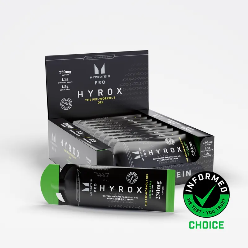 Pre-Workout Gel Green Apple (HYROX Edition) 12x50g