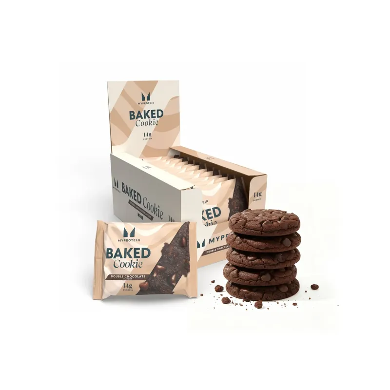 Baked Protein Cookie Doppel Schokoladen Chip 12x75g