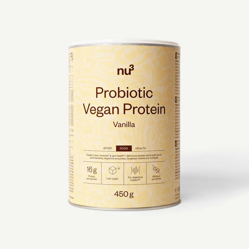 nu3 Probiotic Vegan Protein – 450g