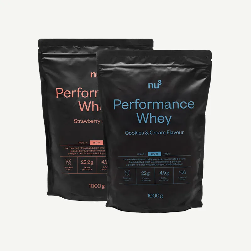 nu3 Performance Whey Doppelpack – 2000g