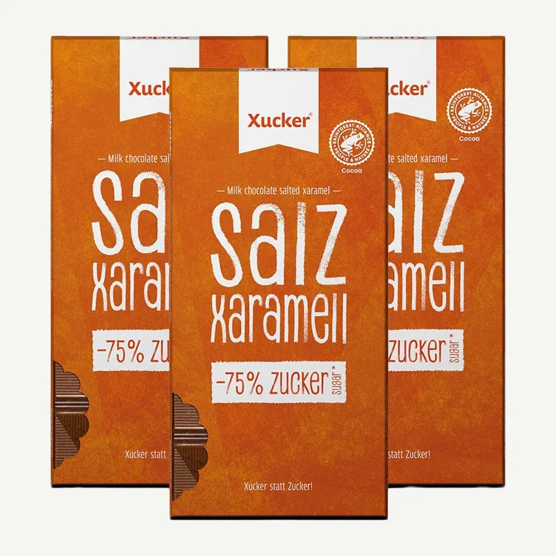Xucker Xylit-Schokolade mit Salz-Xaramell