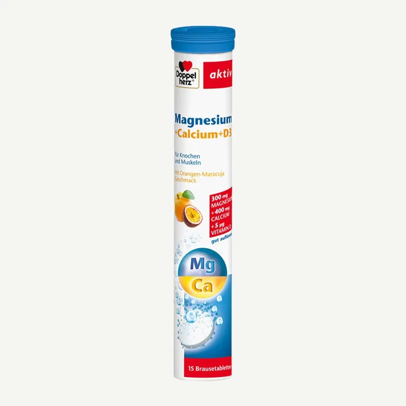 Doppelherz Magnesium + Calcium + D3 Brausetabletten