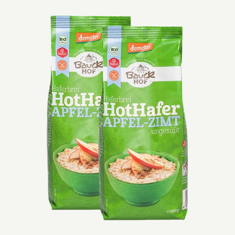 Bauckhof Bio Hot Hafer, Apfel-Zimt