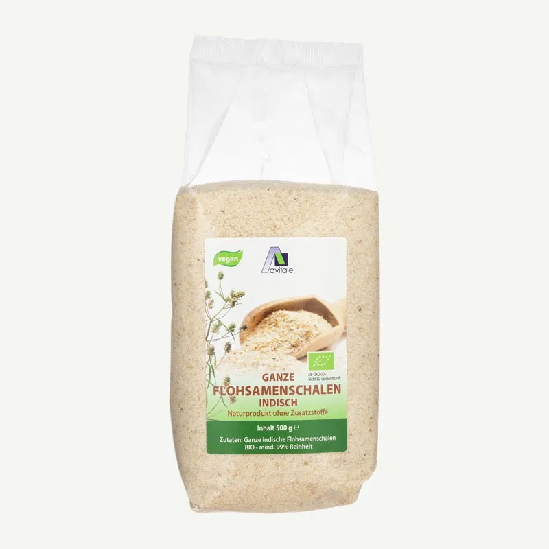 Avitale Bio Indische Flohsamenschalen – 250g