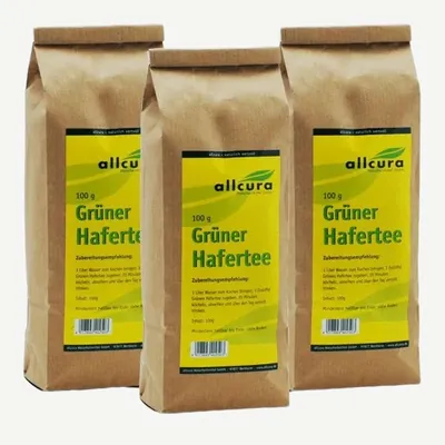 allcura Grüner Hafertee, lose – 100g