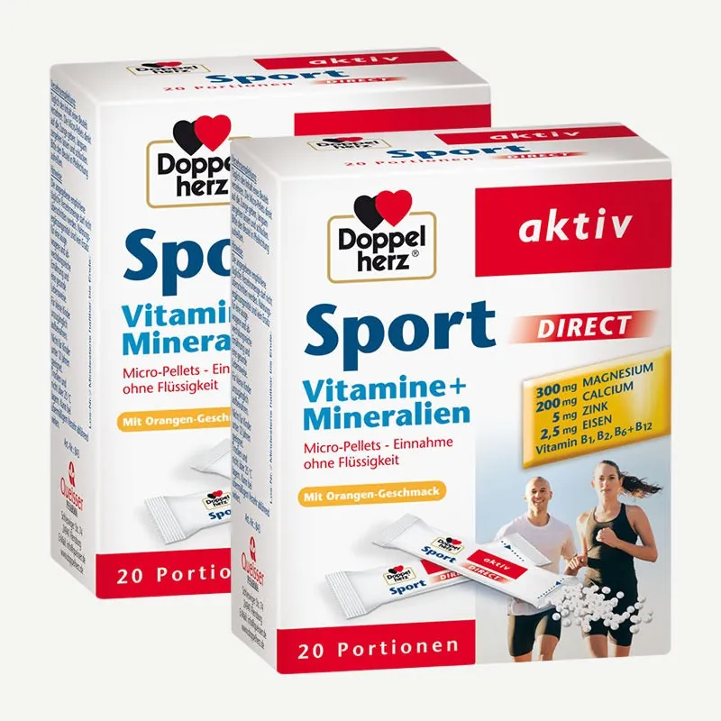 Doppelherz Sport Direct – 2 x 20 Beutel