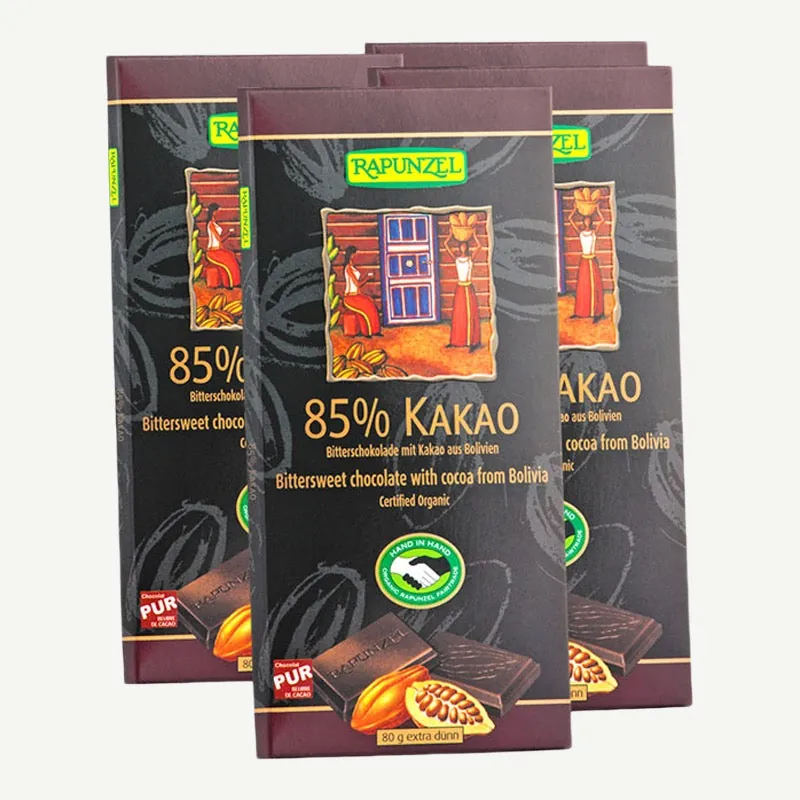 RAPUNZEL Bio 85 % Kakao Bitterschokolade – 240g
