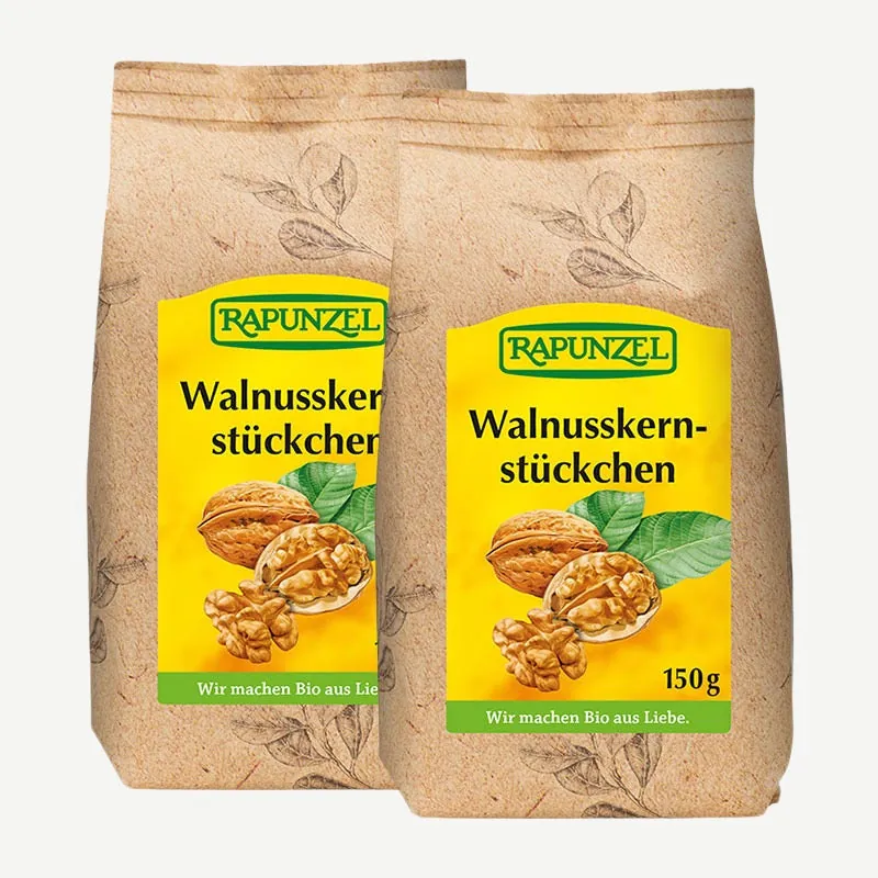 RAPUNZEL Bio Walnusskernstückchen – 150g