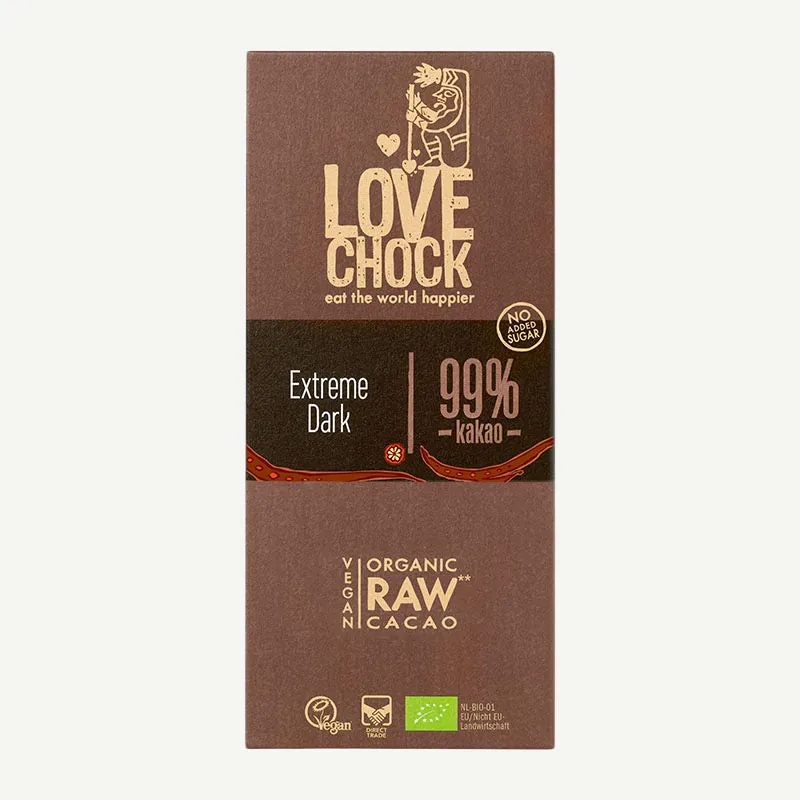 Lovechock Bio rohe Schokolade
