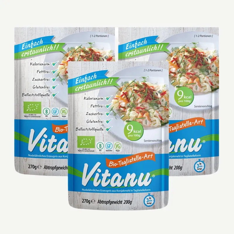 Vitanu Bio Nudeln & Reis – 400g