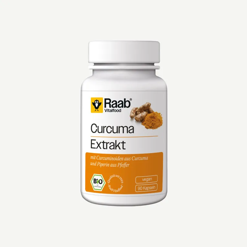 Raab Vitalfood Curcuma Extrakt bio (90 Kapseln)