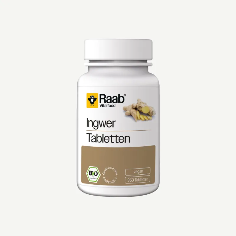 Raab Vitalfood Bio Ingwer (360 Tabletten)