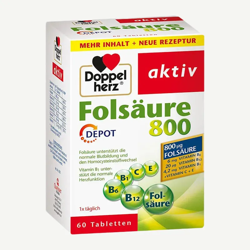 Doppelherz Folsäure 800 Depot