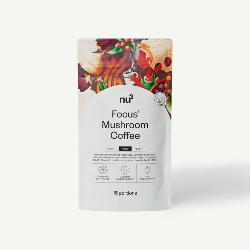 nu3 Focus¹ Mushroom Coffee Basic / 120 g