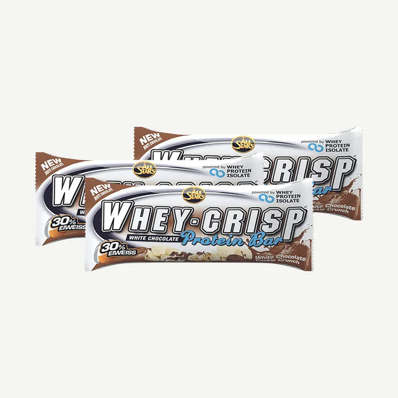 All Stars Whey-Crisp Bar White Chocolate Cookie Crunch / 3 x 50 g