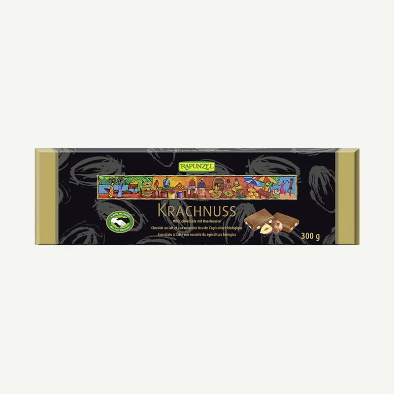 RAPUNZEL Bio Vollmilch Schokolade Krachnuss