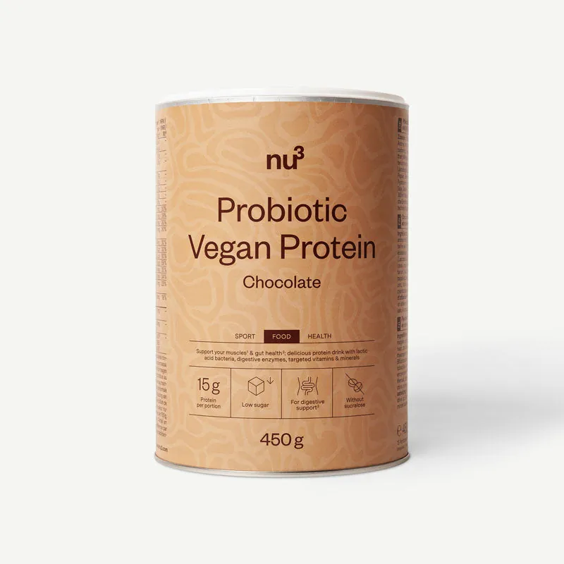 nu3 Probiotic Vegan Protein Schokolade / 450 g – 450 g